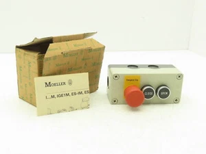 Moeller PSB-3 Pushbutton Station Open/Close/Emergency Stop - Picture 1 of 8