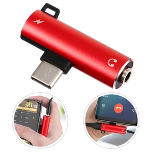  Type-C Headphone Adapter Converter Earphones Connector Jack Wired Usb - Picture 1 of 12