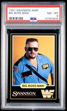 1991 Swanson WWF Big Boss Man PSA 8 POP 5 WWE WCW NWA