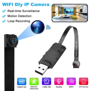 Wireless WiFi Security Cam HD 1080P Mini Telecamera Micro Fai da Te Registratore Vista Remota - Foto 1 di 20