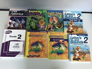 Abeka 2nd Grade Lot of 8 History Science Math Letters Teacher Keys - Imagen 1 de 3