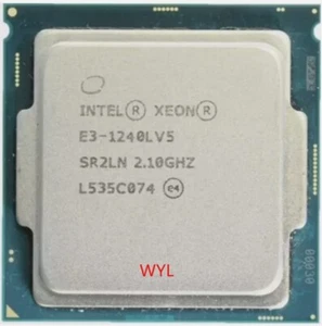 Intel Xeon E3-1240L V5 2.1GHz SR2CW 25W 4-Core 8M LGA 1151 CPU Processor - Picture 1 of 4