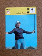 Golf JoAnne Carner - Rencontre Sportscaster Card - 1977 Italy