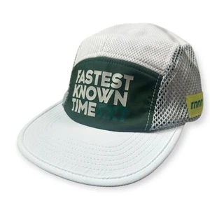 rnnr Distance Hat FKT Fastest Known Time UPF 40 Mesh Wicking Green OSFM - Picture 1 of 5