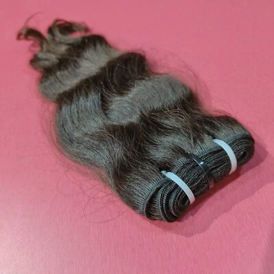 Brazilian Raw Human Hair Bundles 100 gram Wavy Texture - Image 1 of 4