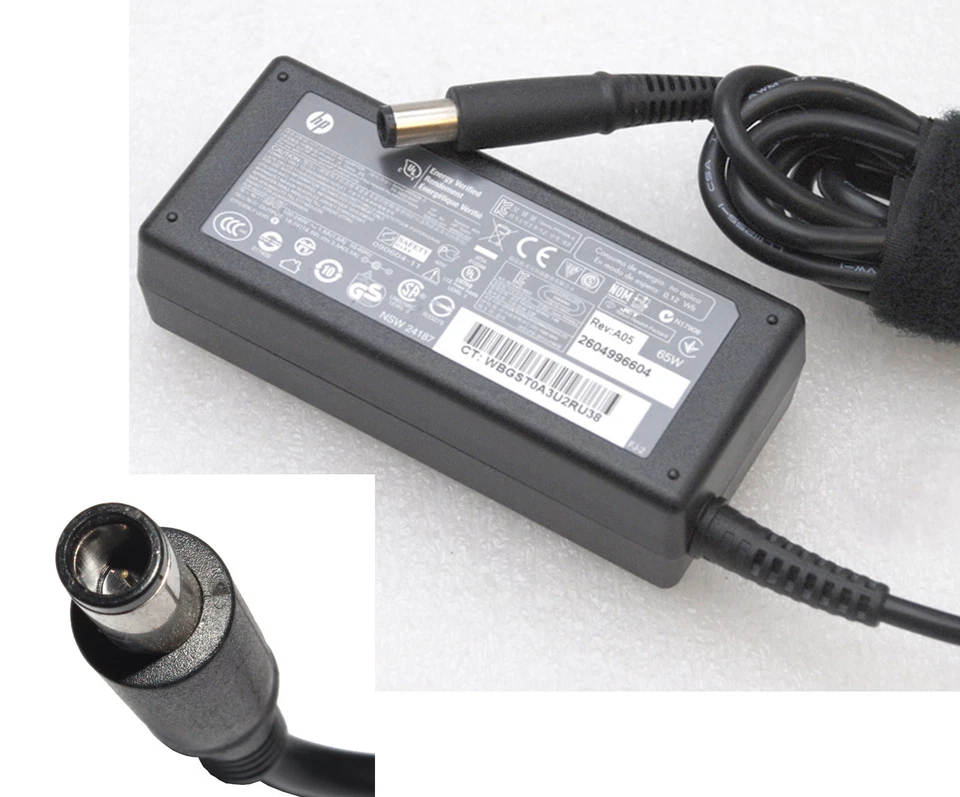 HP NOTEBOOK NETZTEIL AC ADAPTER PPP009-LE PA- 18.5V 3.5A 65W PSU 608425 #N51 - Bild 1 von 1