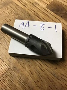 Severance 1/2x3/8 Shaft 45 DEGREE HIGH SPEED 6 FLUTE CENTER REAMER COUNTERSINK - Picture 1 of 5