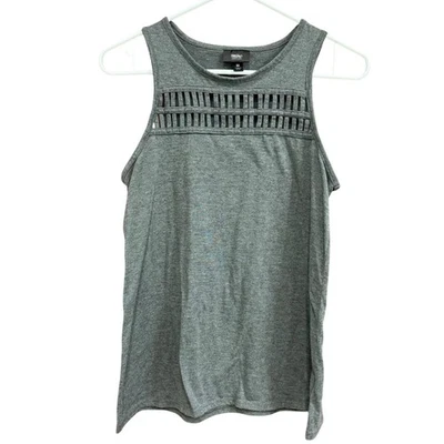 Camiseta sin mangas Mossimo gris mediana sin mangas recorte informal verano cómoda ropa deportiva Foto 1 de 4