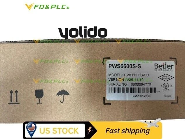 New In Box HITECH PWS6600S-S HMI Touch Screen PWS6600SS us free tax - Image 1 of 1