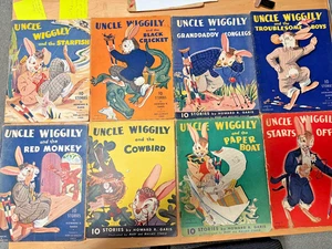 8  Vintage Children's  UNCLE WIGGILY  Books all 1943 - Picture 1 of 4