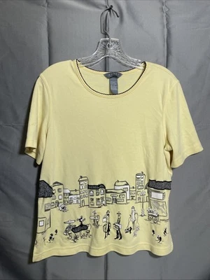 Koret女式黄色背心中号棉混纺优质 — 第 1/4 张图片