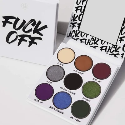 BH Cosmetics F*** Off 9 Color Shadow Palette eyeshadow bold shimmer matte pigmen - Image 1 of 2