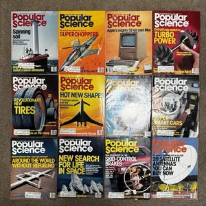 1984 Popular Science Magazine Lot Complete Year Set Jan-Dec All 12 Issues - Picture 1 of 1