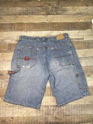 Pantalones Cortos Polo Assn De Colección Estados Unidos Hombres 38 Pantalones Cortos Carpintero Sueltos Y2K 2000s Patinador Bandera Foto 1 de 4