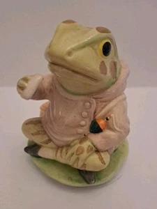 VERY RARE Royal Albert Beatrix Potter - LARGE Jeremy Fisher 1993 13cm UK Made - Picture 1 of 9