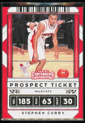 2020-21 Contenders Draft Picks Prospect Ticket Stephen Curry Variation #1 - Image 1 of 2