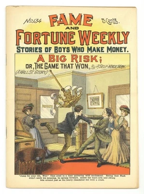 Fame and Fortune Weekly #134 VG 4.0 1908 - Image 1 of 2