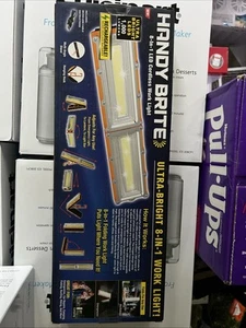 HANDY BRITE Ultra-Bright 72 LED Foldable Work Light 1000 Lumens USB Rechargable - Picture 1 of 2