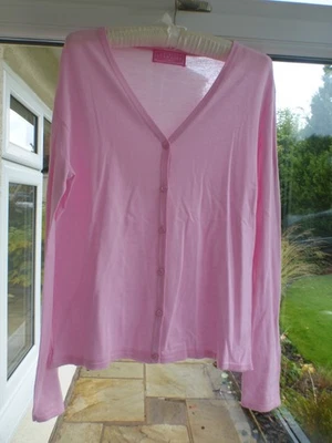Charles Tyrwhitt Baby Pink Cotton Cardigan Size M - Image 1 of 4