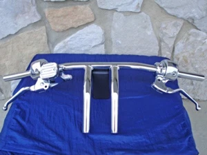 CHROME HANDLEBAR CONTROLS DOT 5 96 UP FOR HARLEY SOFTAIL FATBOY SPORTSTER - Picture 1 of 4