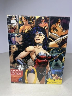 Wonder Woman Jigsaw Puzzle - Classic Comic Art & Modern - 1,000 Piece SEALED - Image 1 of 4