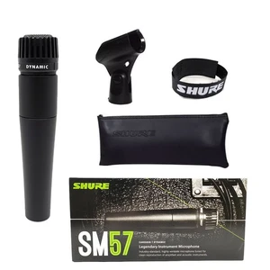 For Shure SM57 Microphone Dynamic Vocal Instrument Wired Mic Live Broadcast - Picture 1 of 16