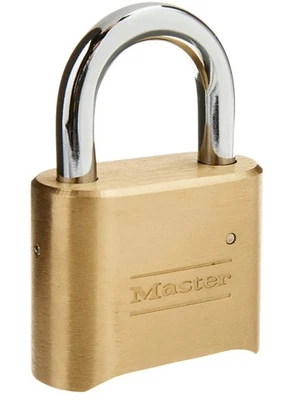 Conjunto Master Lock sua própria combinação de cadeado - Latão (175) - Imagem 1 de 3