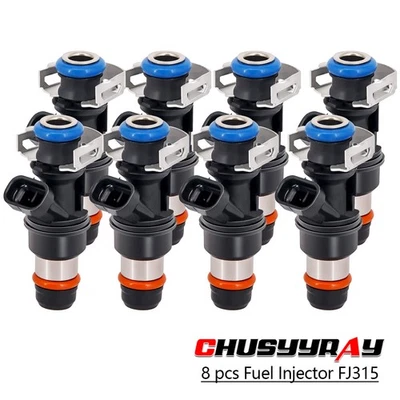 Топливные форсунки 8 шт для 2001-2006 GMC Sierra 1500 4,8 л 5,3 6,0 л 25317628 - Изображение 1 из 4