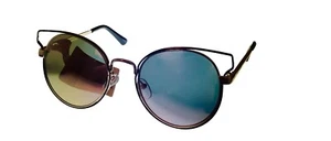 Lucky Brand Womens Black Plastic / Metal Round Light Pink Flash Lens Kelsey - Picture 1 of 7