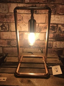 Bespoke Industrial Copper Lamp - Picture 1 of 7