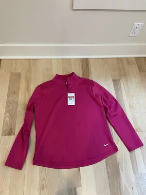 Nike свитер женщин большой розовый пуловер свитер работает Therma-Fit новый с Ярлыками $62 - Изображение 1 из 4