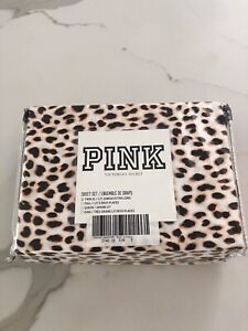 PINK Victoria's Secret Leopard Twin XL 3 pc Sheet Set