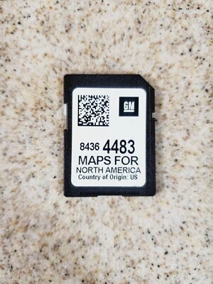 2018-2022 CHEVY GMC CADILLAC NAVIGATION SD CARD 8436 4483 FACTORY GM OEM - Image 1 of 2