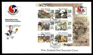 Mayfairstamps New Zealand FDC 1994 Wild Animals Combo Philakorea First Day Cover - Picture 1 of 2