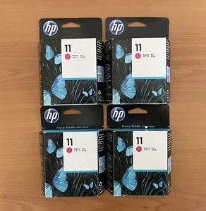 x4 HP 11 MAGENTA PRINTHEAD pour HP Business 1100 1200 2250 2600 - Photo 1/1