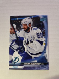 2023-24 UD Series 1 Nikita Kucherov Deluxe #/250!!! Sp!  Card #162