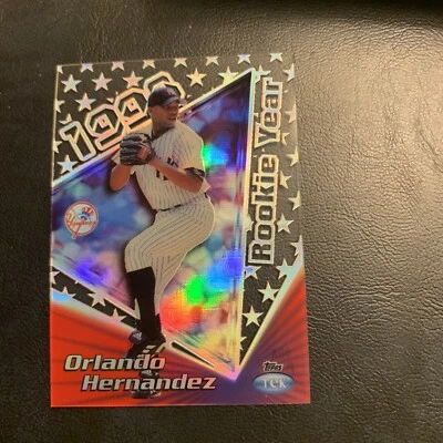 C37d 1999 Topps Tek #40a  Orlando Hernandez New York Yankees￼￼ ￼￼￼,￼pattern￼ 11 - Image 1 of 2