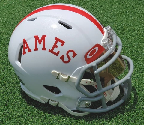 IOWA STATE CYCLONES 2023 JACK TRICE TRIBUTE FOOTBALL MINI HELMET Cover