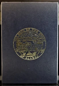 2002 Alaska Mint Gold Relief .999 Fine Silver Proof Set - Picture 1 of 12