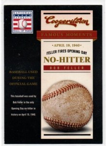 2012 Panini Cooperstown FAMOUS MOMENTS #16 Bob Feller CLEVELAND INDIANS 89