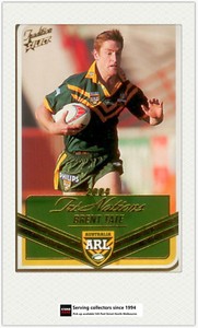 2005 Select NRL Tradition Tri-Nation Aust. TN22 BRENT TATE-BRONCOS