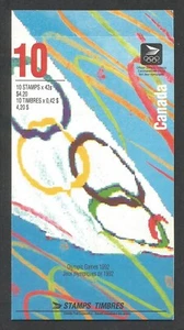 BOOKLET BK146d, SUMMER OLYMPICS, 1414-1418, OPEN TYPE WITH TI, PANE OF 10 - Picture 1 of 2