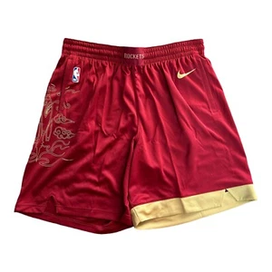 Houston Rocket Nike Vaporknit 2018/19 City Edition Game Issued Shorts 46/XXL - Picture 1 of 4