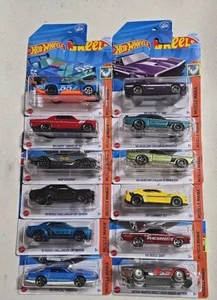 Hot Wheels Muscle Mania Lot Of 12 Cars Dodge Challenger Camaro Shelby - Picture 1 of 9