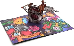 Tattoo Fans 3D Pop UP Karte ungewöhnlicher Gutschein Geld Geschenk für ein Tattoo Geburtstag - Bild 1 von 6
