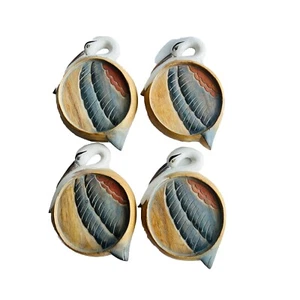 Vogel 4er Set Untersetzer, Strandmotiv, Wasser, Tierwelt Maritim - Bild 1 von 14