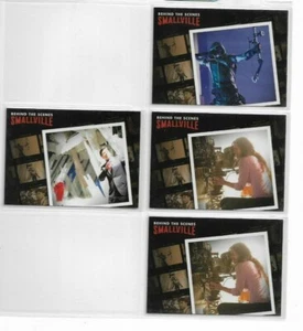 SMALLVILLE THE FINAL SEASONS (Season 7-10) TRADING CARDS BEHIND THE SCENES LOT - Picture 1 of 4