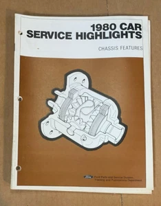 FIX IT  .. FORD  1980 Truck Service Highlights      Chassis  Features - Picture 1 of 1