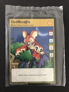 Neopets Trading Card Game - Red Kougra MP 3/15 Promo Card - SEALED, FAST SHIP - Picture 1 of 2