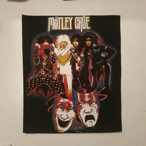 Vintage MOTLEY CRUE Unused 80s BACK PATCH heavy metal - Picture 1 of 11